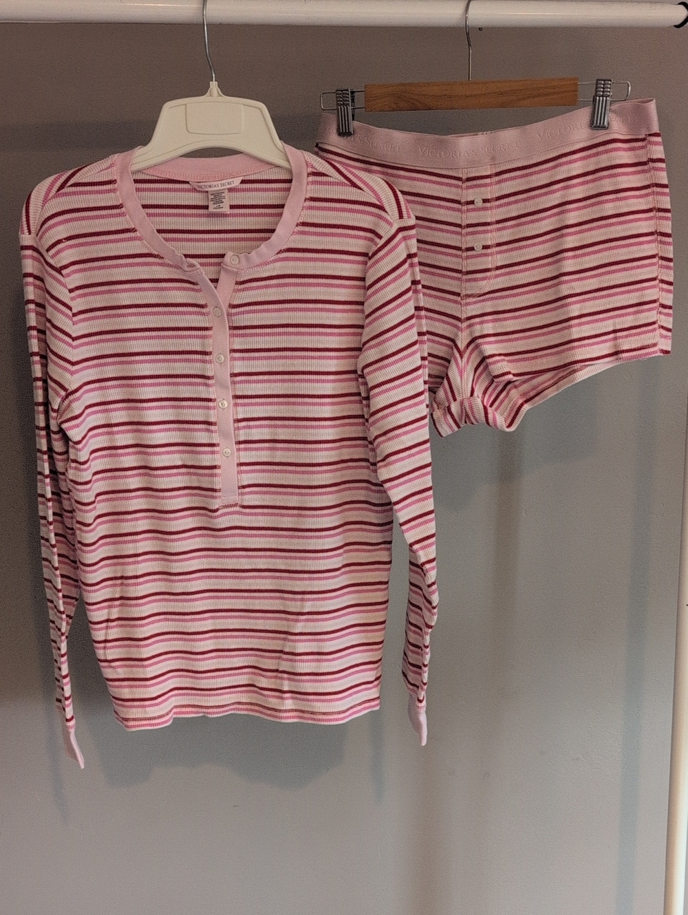 Victoria's Secret Two-piece Thermal Pajama Set